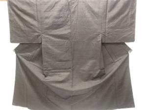 未使用品　手織り紬男物着物アンサンブル(キングサイズ)